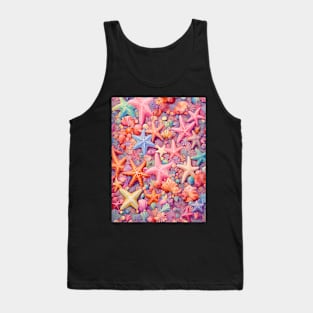 Pink Seastars Tank Top